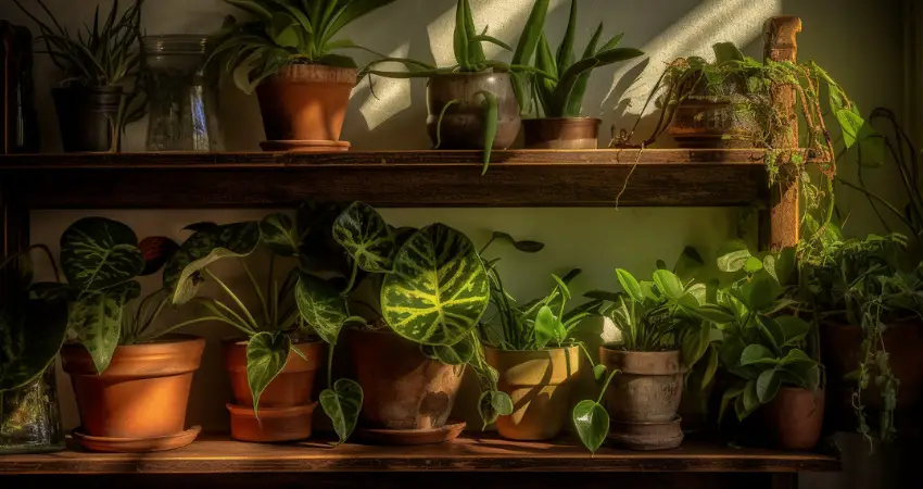 Indoor Plant Shelf