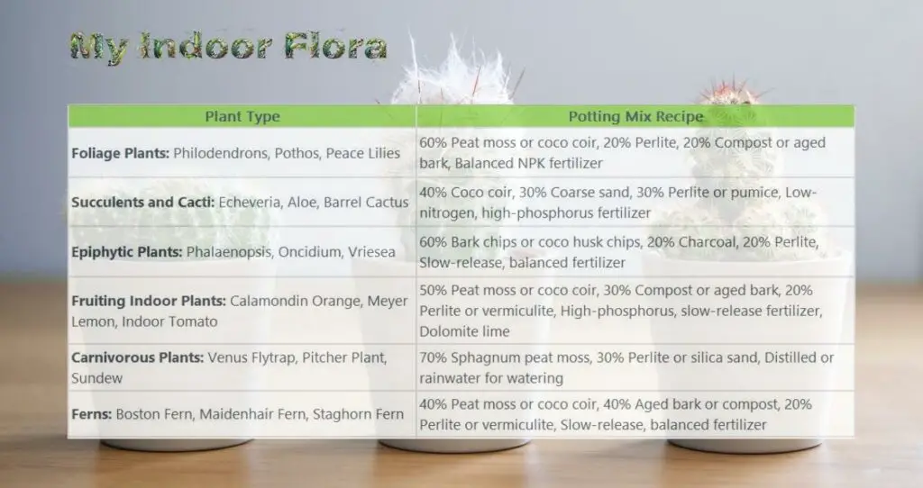 Diy Potting Mix Recipe For Different Types Of Indoor Plants