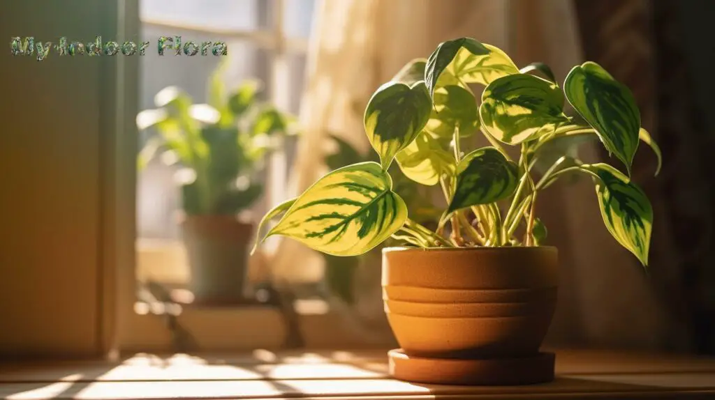 Houseplant Thriving In Natural Sunlight