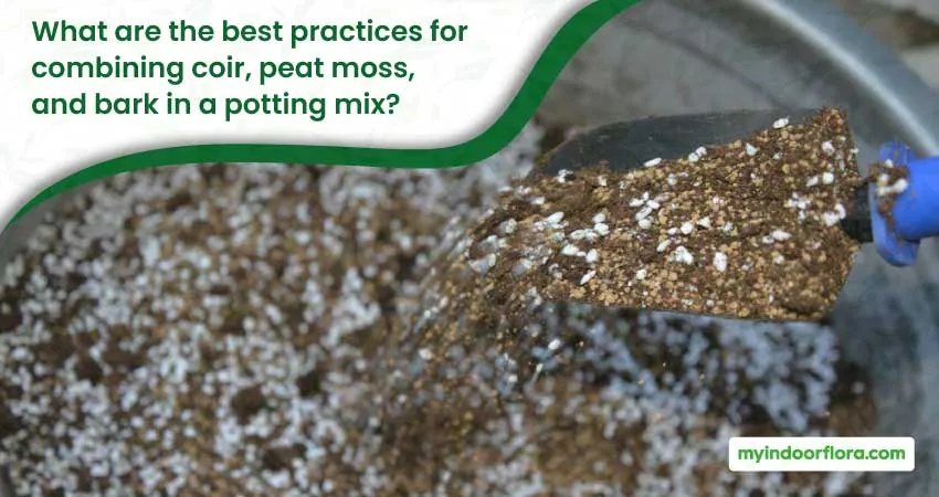 What Are The Best Practices For Combining Coir Peat Moss And Bark In A Potting