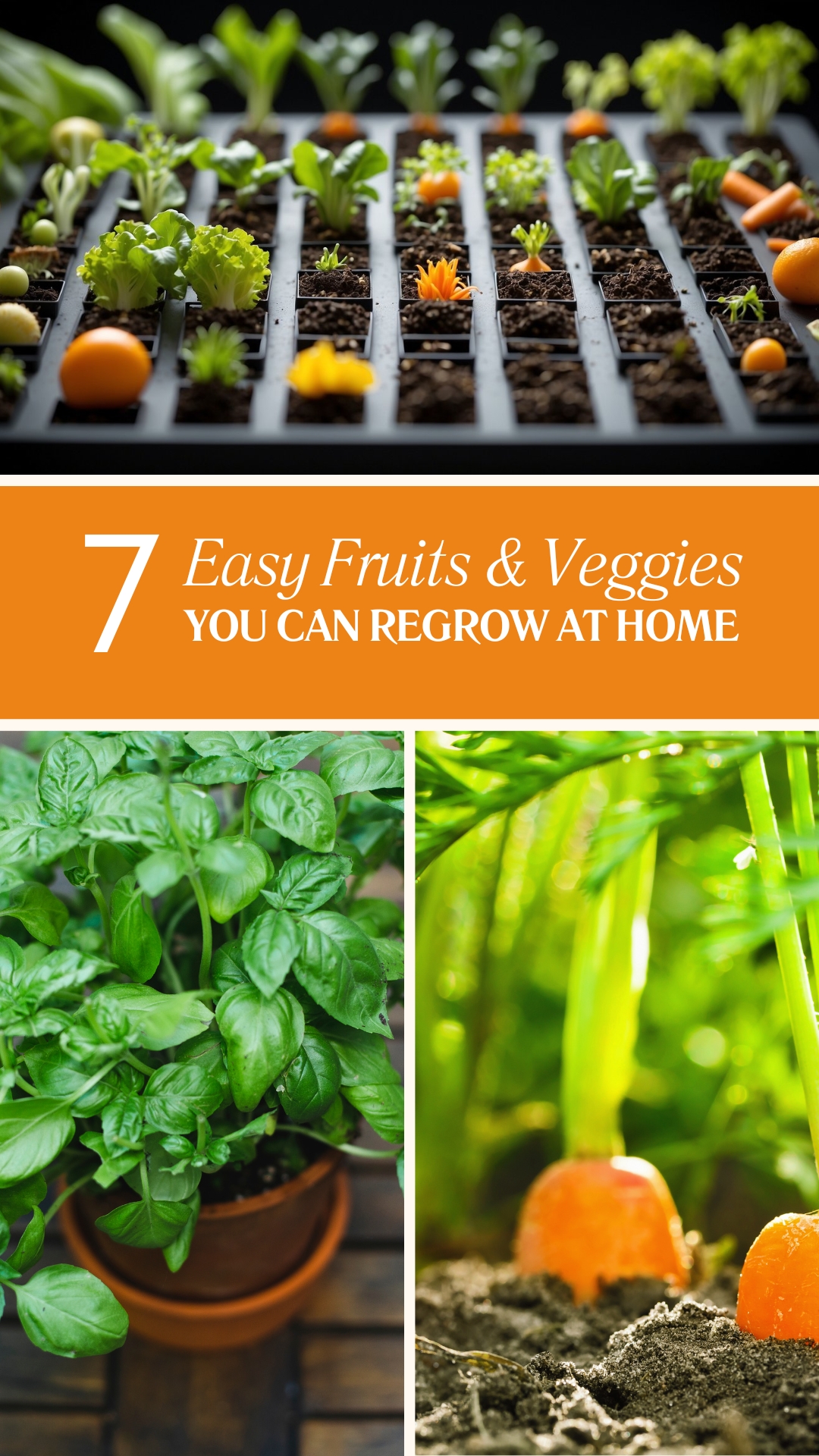 7 Easy Fruits Veggies You Can Regrow At Home 1